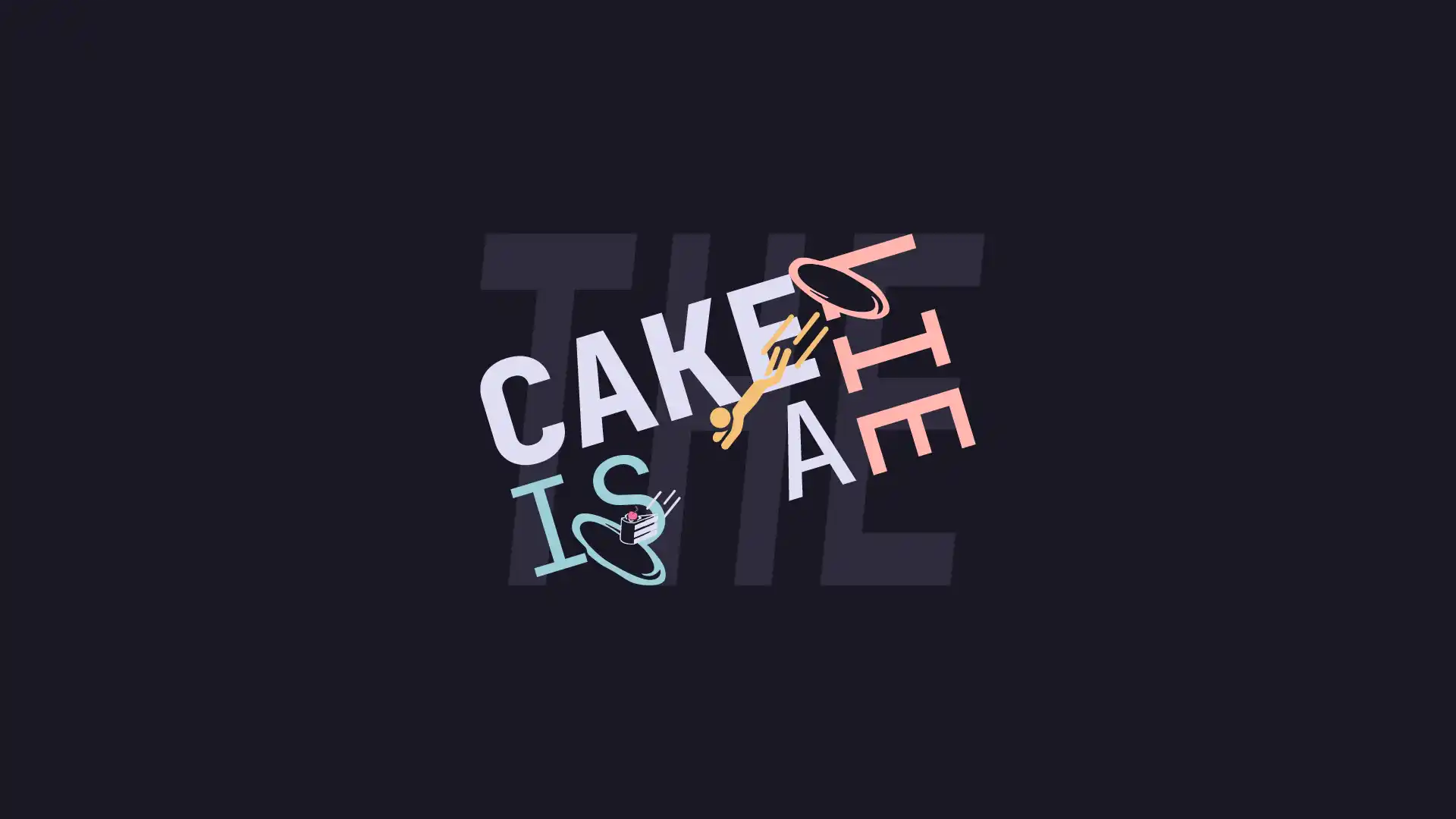 The Cake Is A Lie Wallpaper
